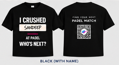 I CRUSHED SANDEEP shirt, front and back